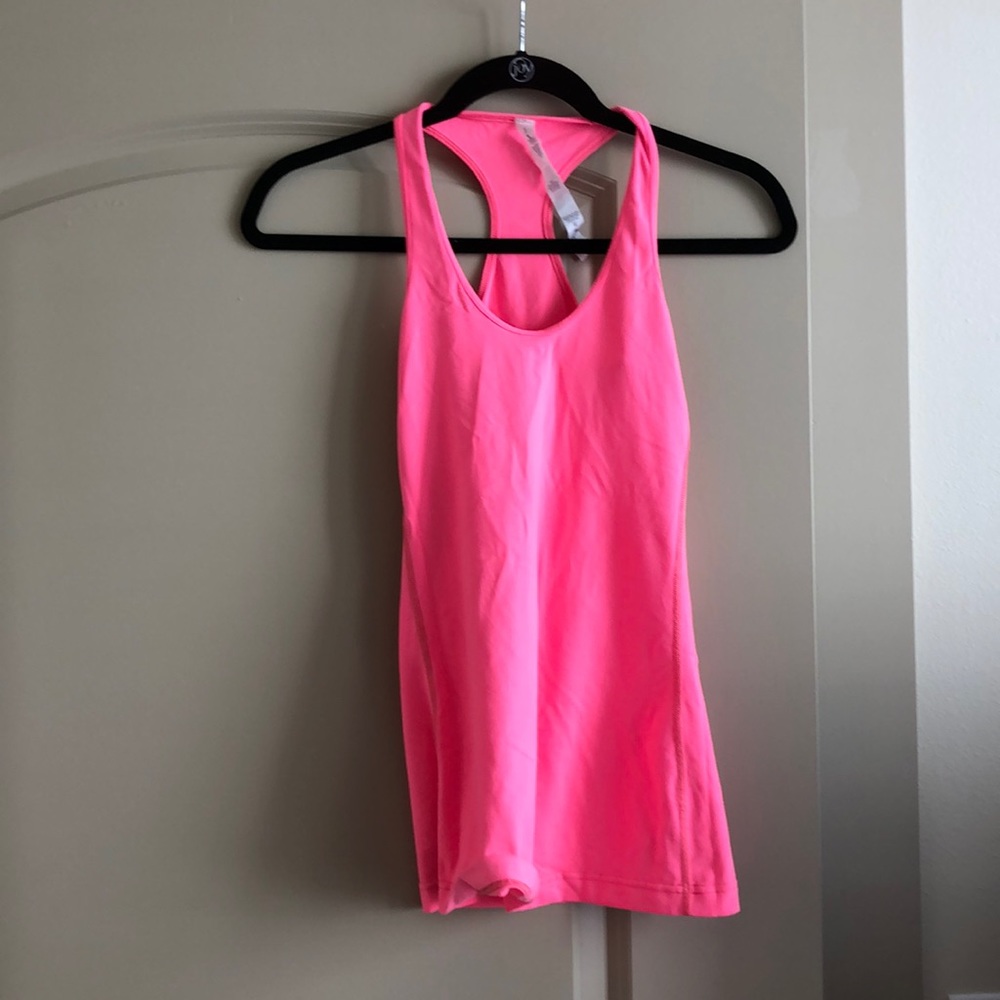 pink razor back lululemon